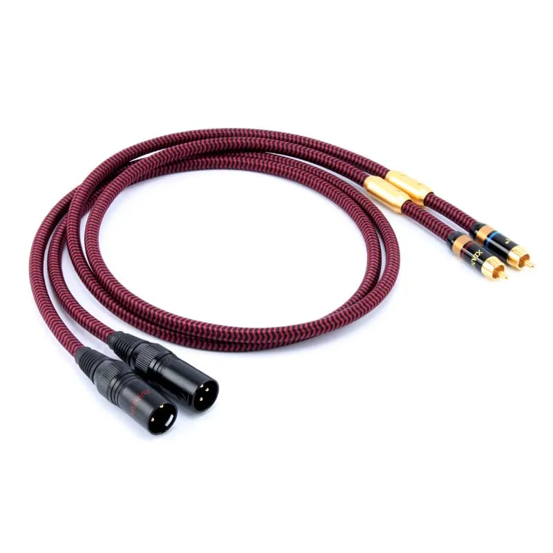 

XIANZUN H-180RX 6N oxygen-free copper XLR into RCA balance line HiFi signal line audio cable