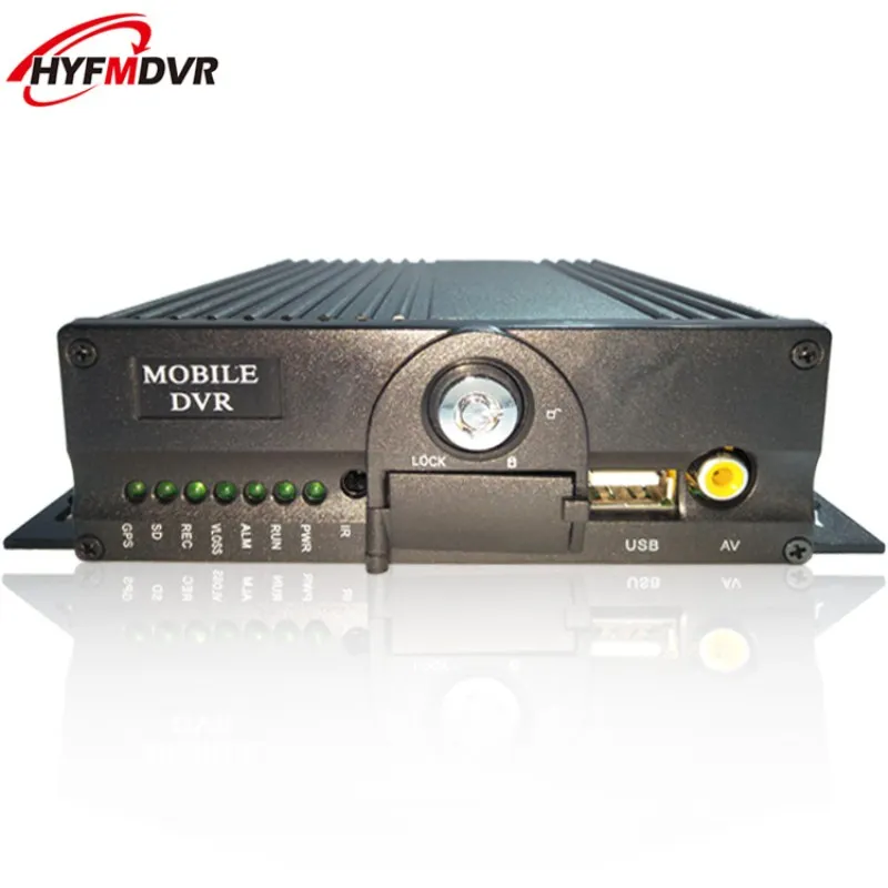 

4CH mdvr dual SD card on-board video recorder supports multi language monitor host