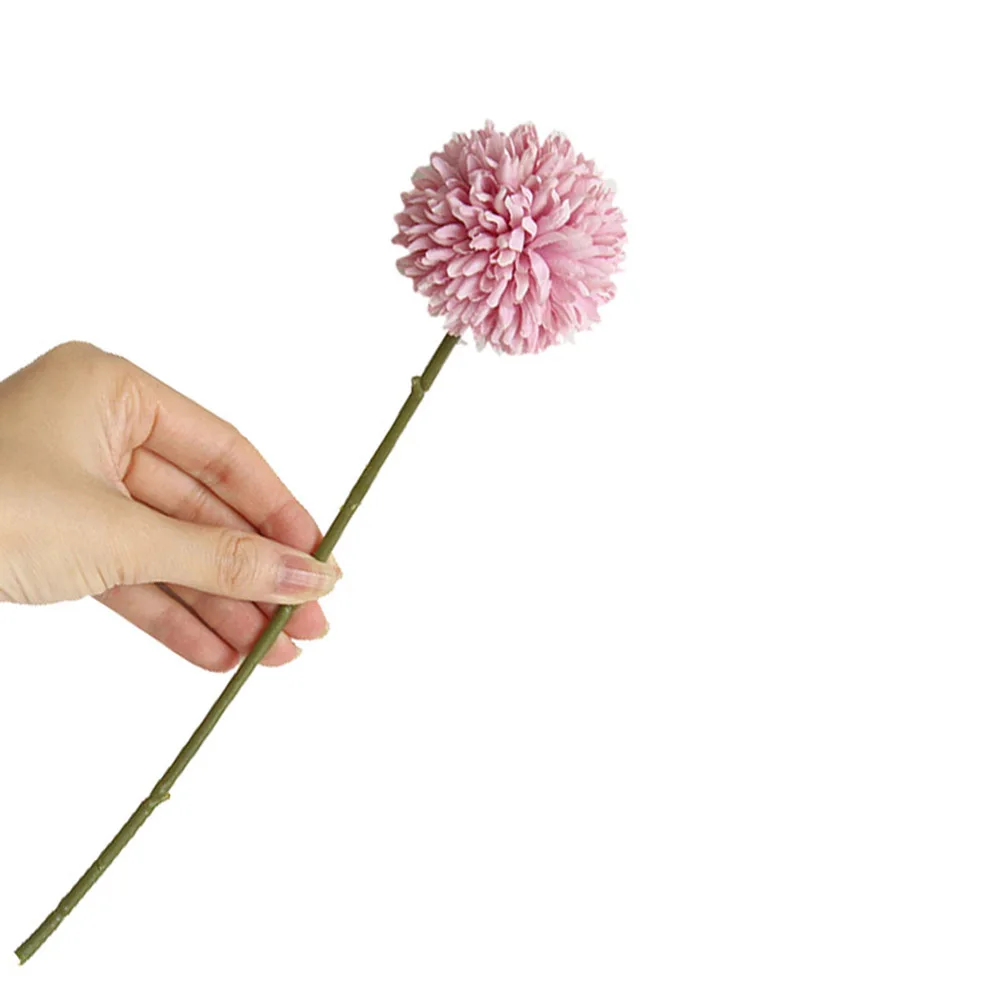 1 Pcs Simulation Artificial Flower Fake Dandelion Bouquet Home Wedding Party Decoration DTT88 - Цвет: Лиловый