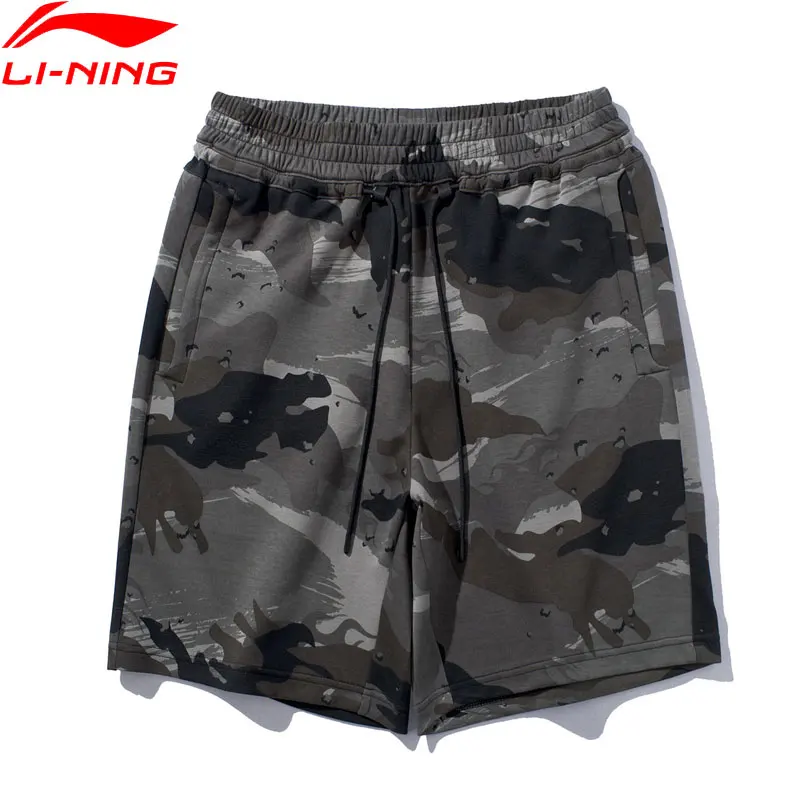 Мужские баскетбольные шорты Li Ning из серии BAD FIVE Sweat спортивные 87% хлопка 13%