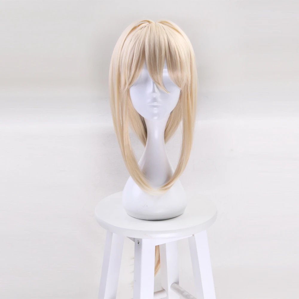 80cm New Violet Evergarden Anime Cosplay Wig Women Long Straight