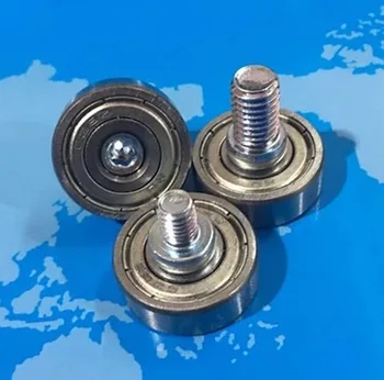 

M6X8MM Diameter:24mm 628ZZ Bearing Pulley Metal Guide Roller Wheel