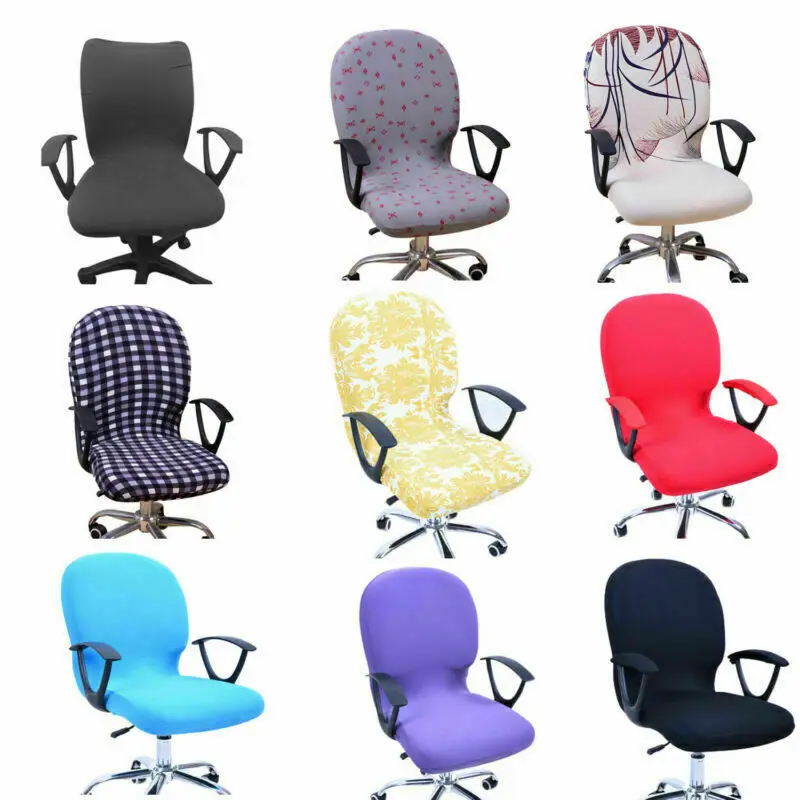 

Office Computer Chair Cover Without Armrest Cover with Various Colors Option
