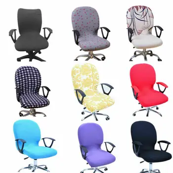

Office Computer Chair Cover Without Armrest Cover with Various Colors Option