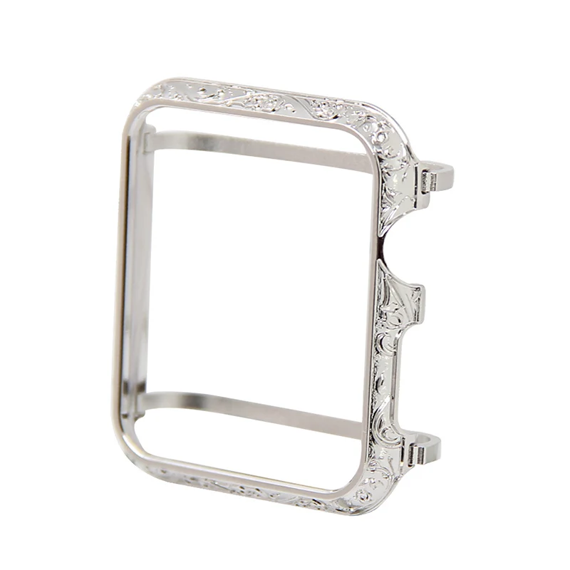 

Fashion High-end Carving Shell for iWatch 38MM 42MM Aluminium Carving Shell Cover For Apple Watch 1 2 3 Series Watch Case Cover