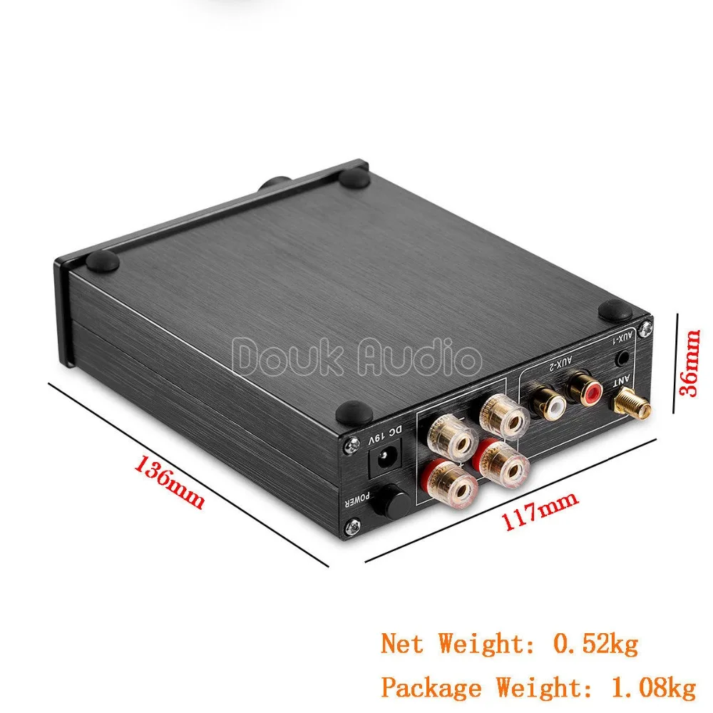 Douk аудио Bluetooth HiFi вакуумный 6J1 трубка Цифровой усилитель класса D стерео мощности