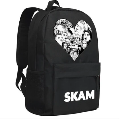 black anime backpack