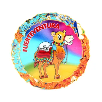 

fridge magnet fuerteventura spain colorful camel design