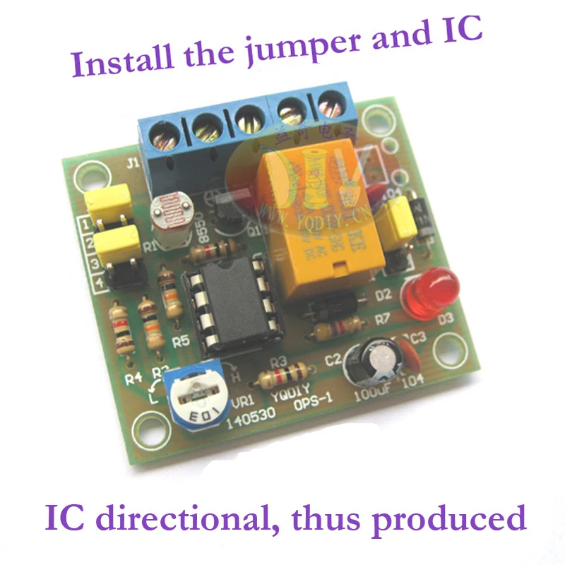 LM393 электронный DIY комплект светильник управляемый переключатель комплект светильник светочувствительный триггер выходной режим модуль Забавный DIY комплект