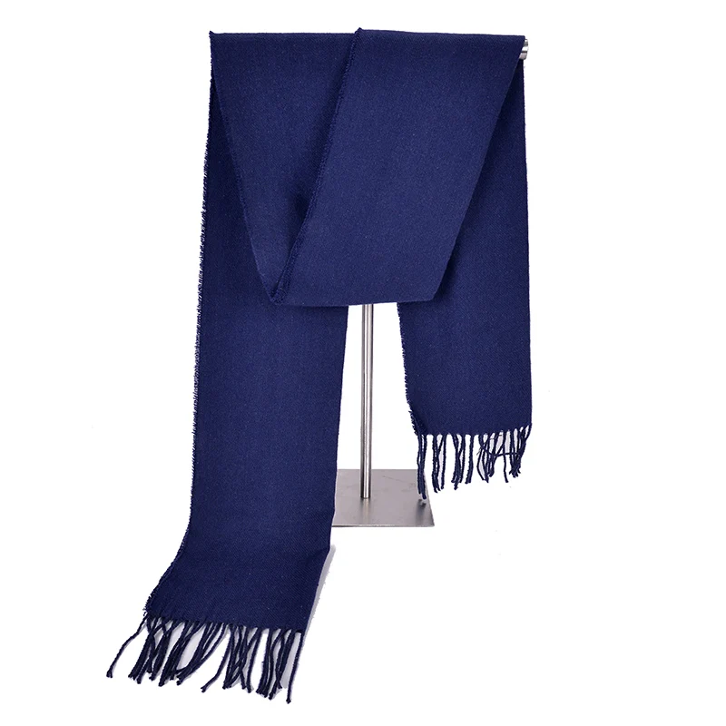 

Men Winter Scarf Wholesale Warm Soft Bufandas Cachecol Cotton Scarves Formal Business Male Plaid Wool Scarf 190*32cm