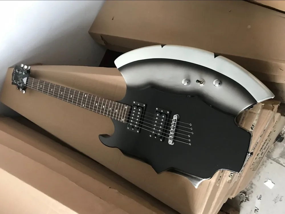 

2018 New + Factory + custom shop New style Cort GENE SIMMONS AXE Electric Guitar with Chrome Hardware cort simmons axe guitar