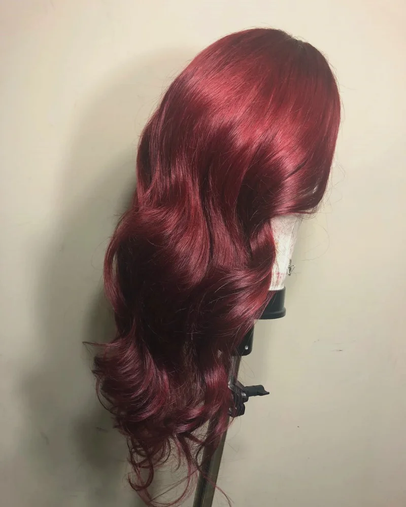 red hair wig for black women 7