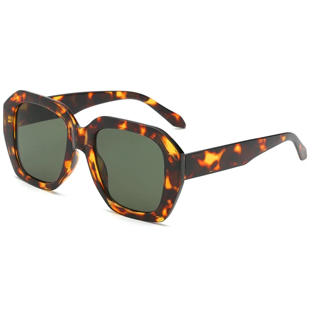 Gafas Модные женские солнцезащитные очки, брендовые дизайнерские Роскошные винтажные негабаритные солнцезащитные очки, большая полная оправа, женские очки - Цвет линз: 04