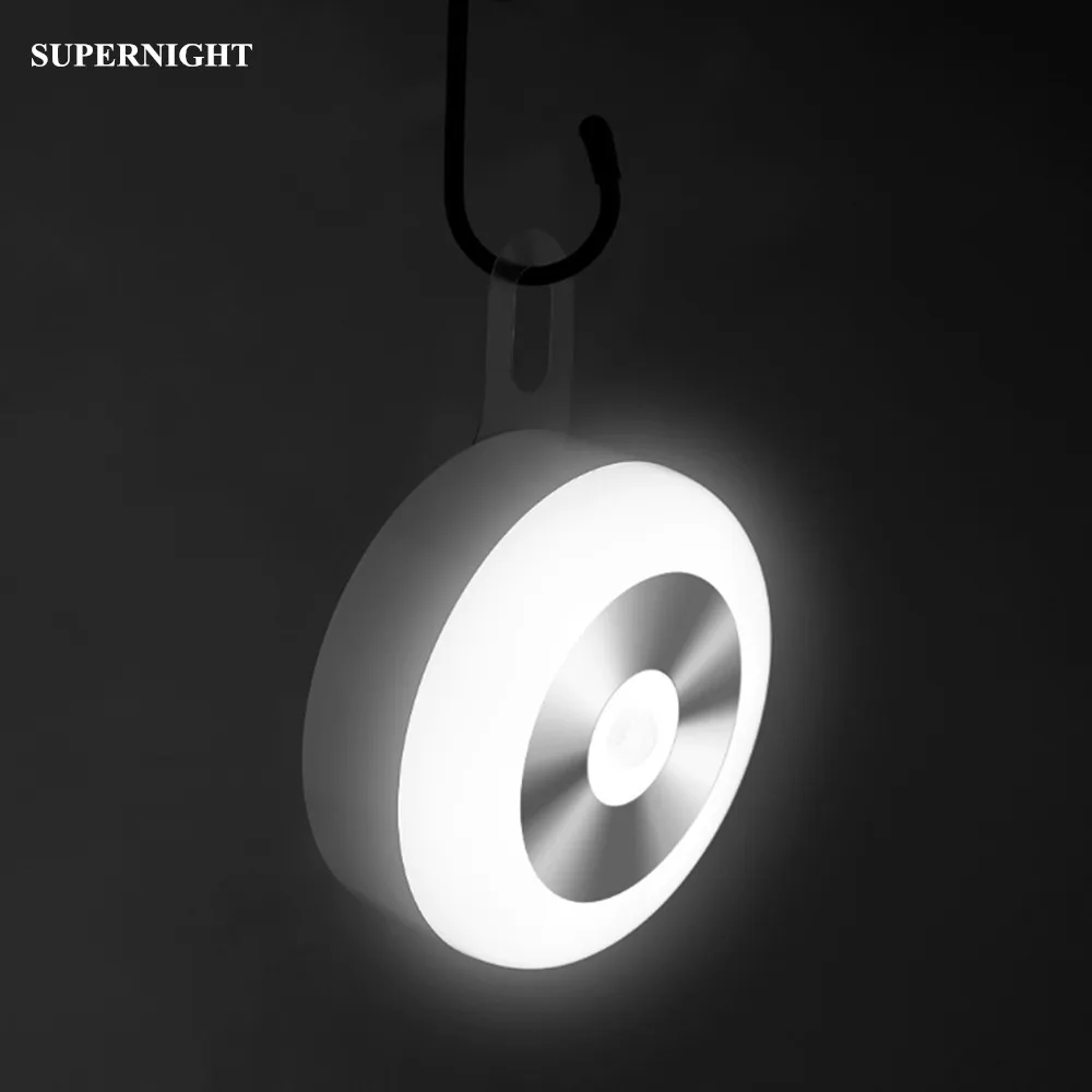 Under Cabinet Light PIR Motion Sensor Light Control LED Night Lamp Portable Lighting for Closet Wardrobe Stairs Toilet Bedroom