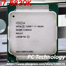 Процессор Intel core i7 5820K SR20S 6 ядер 3,30 GHz 22nm 15MB 140W cpu LGA2011-3 i7-5820K