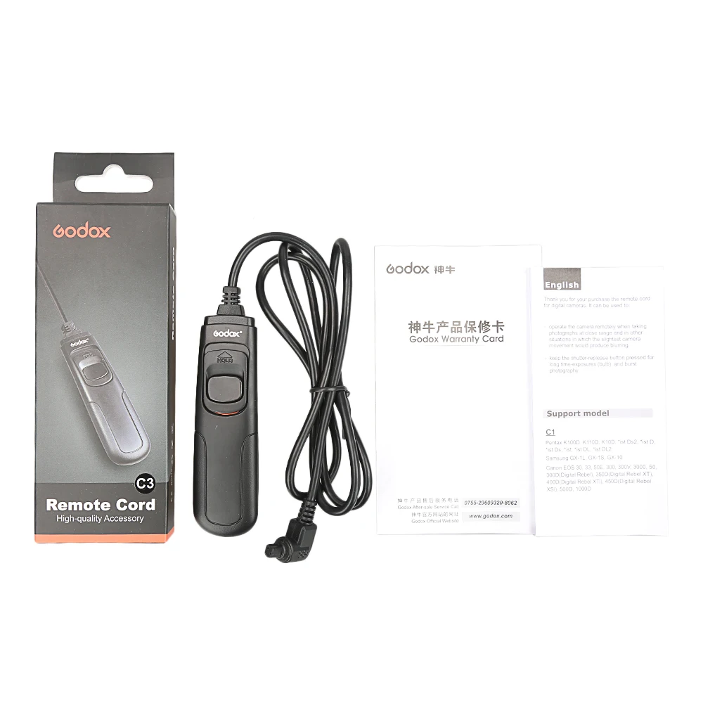 Godox Remote Cord RC-C3 For Canon (14)