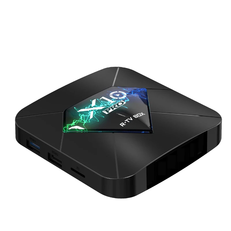 

Wholesale Android Smart TV Box 4G 64G Bluetooth Dual Band Wifi Mini PC 4K Streaming Media Player RK3328 Quad Core TVbox X10 Pro