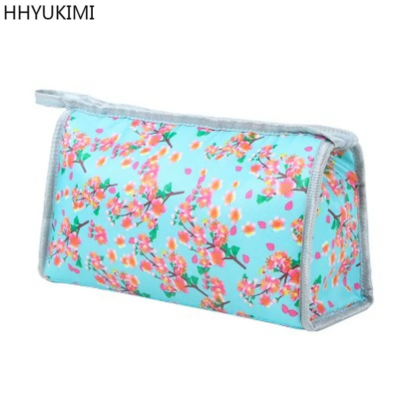 

HHYUKIMI Three-dimensional Printing(Plum)Cosmetic Bag Women Travel Portable Makeup bag The Girl Toiletry Bag Organizer