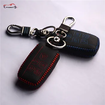 

CITYCAR2017 cow leather car key pack cover / key case holder shell keychain accessories for Land Rover Range Rover Evoque/Jaguar