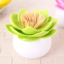 Lotus Ватные палочки детские коробочка лотоса ватным тампоном держатель База украсить комнату/Lotus Зубочистки Держатель Для Зубочисток случае
