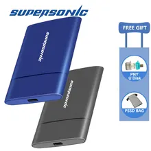 Сверхзвуковой P30 Портативный SSD USB 3,0 128 GB 256 GB 512 GB 1 ТБ 2 ТБ внешний твердотельный накопитель противоударный SSD для ПК ноутбук Mac телефона