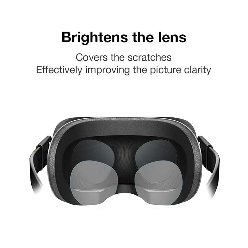 

2 Pair TPU Soft Film Anti-scratch Dust-proof Lens Protector HD Transparent Film For Oculus Quest / Oculus Rift S / Oculus Go