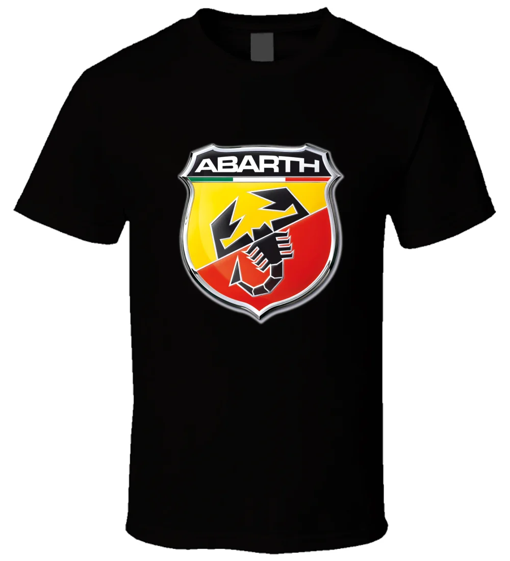Abarth 5 New Hot Sale Black Men T Shirt Cotton Size S 3XL Funny