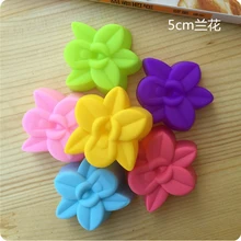 Новинка! 5 см орхидея форма силиконовая форма для торта прессформы 10 шт./лот