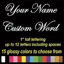 По невысокой фабричной цене стикер на заказ высокого качества персонализированное имя Виниловая Наклейка для окна