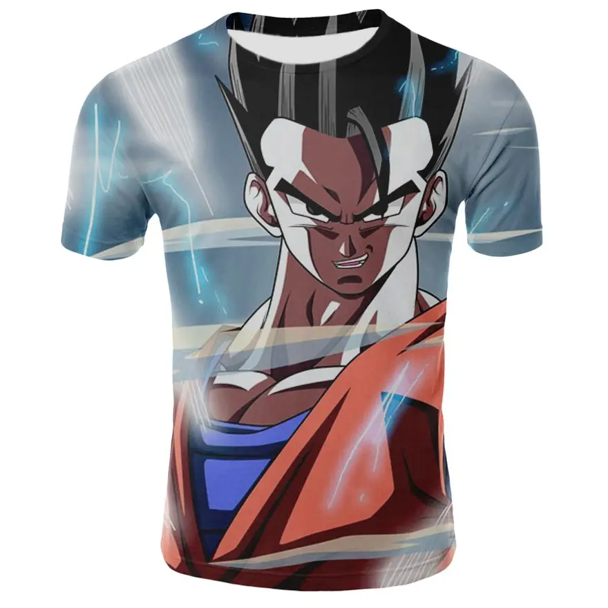 Новые мужские футболки с 3D принтом Dragon Ball Goku air flight s топы бренд высокого качества |