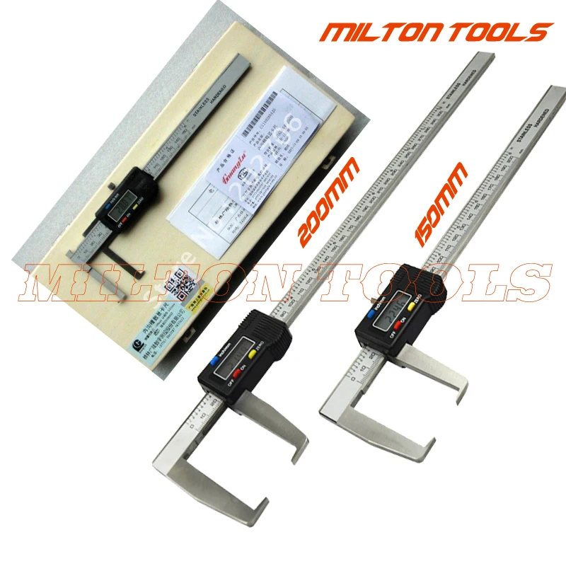 

10-150mm Inside Groove Calipers with Flat Points (Digital Type)