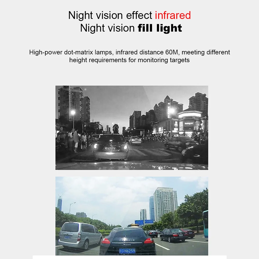 Автомобильная камера заднего вида, инфракрасная автомобильная парковочная камера, задняя камера, HD CCD, ночное видение, водонепроницаемый мониторинг, использование для автомобиля, правая боковая камера