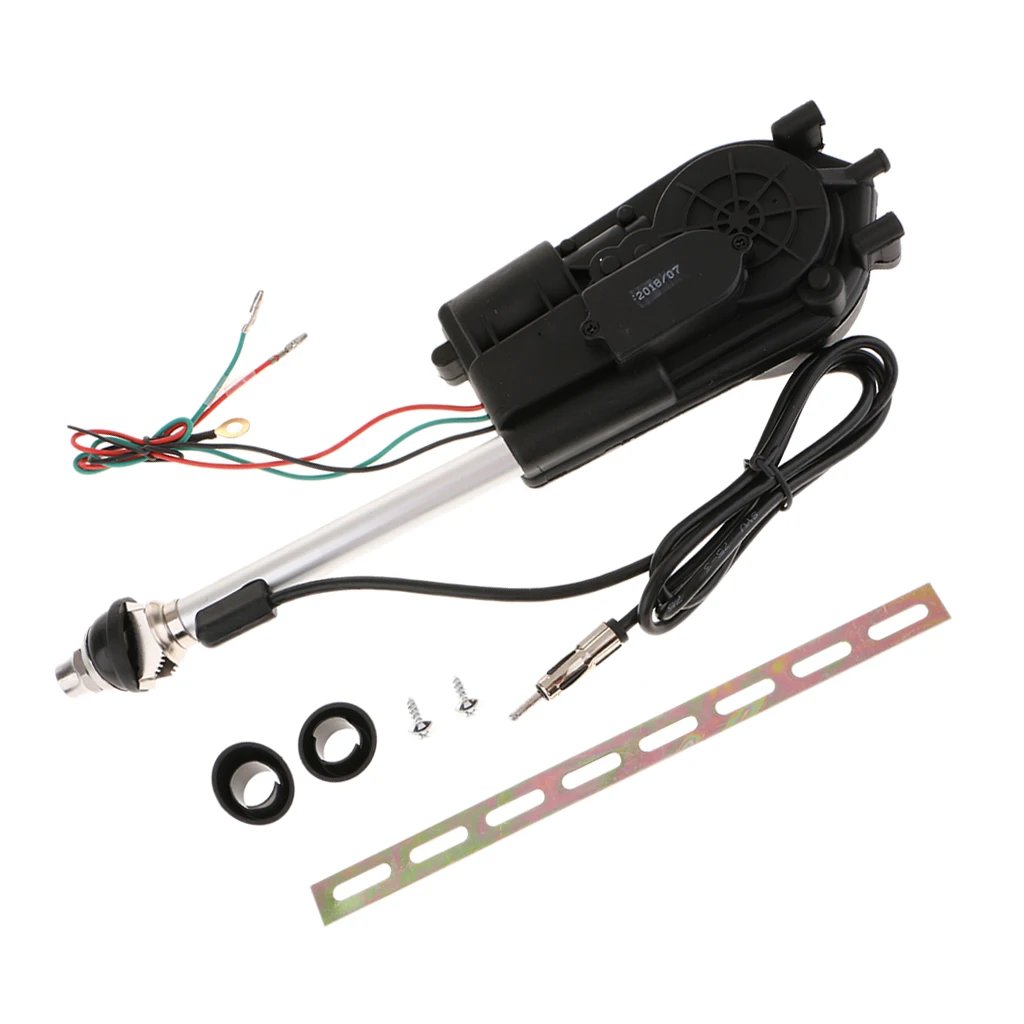 Universal Car Antenna Electric Power Auto Aerial Auto AM FM Radio Kit 12V Kit de antena trousse d'antenne Auto Replacement Parts Universal Car Antenna Electric Power Auto Aerial Auto AM FM Radio Kit 12V Kit de antena trousse d'antenne Auto Replacement Parts
