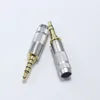 EClyxun 1 Pcs Nouvelle Cuivre Mini 3.5mm 3/4 Pôle avec Clip Plug Audio Jack Écouteur Adaptateur pour le BRICOLAGE Stéréo Casque écouteurs ► Photo 2/6