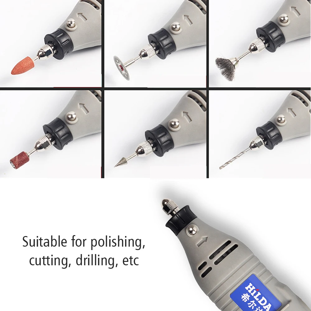 

150W Variable Speed Mini Rotary Tool Drill Diamond Cutting Discs & Drill Bit Mini Circular Saw For Rotary Tool Stone Blade