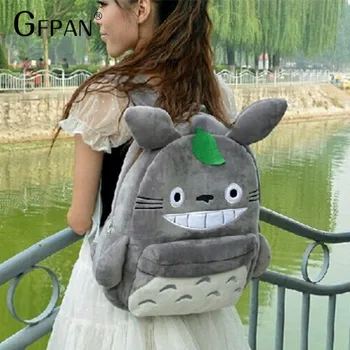 

1pc 25/35cm New Arriving Funny Totoro Plush Backpack Cute Soft School Bag for Kids Children Cartoon Bag for Kids Boys&Girls