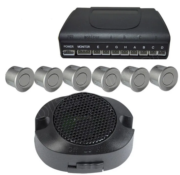 Car Parking Sensor Kit no monitor Display 8 Sensors 44 Colors for option Reverse Assistance Backup Radar System park assistance