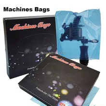 250 шт. экологические синий одноразовые татуировки Machine Gun Чехлы для мангала Сумки рукава 130*130 мм Профессиональные татуировки Accessoire