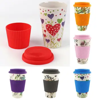 

Reusable Travel Bamboo Fibre Coffee Cup Eco-Friendly Coffee Mugs Drink Cup