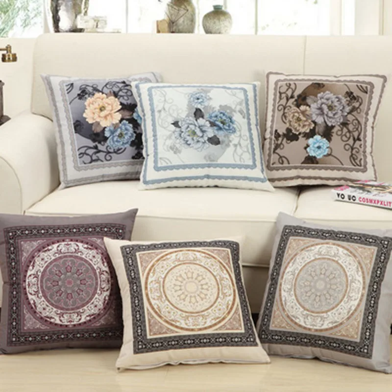 BZ034 Creative Lumbar Pillow floral shaped without inner decorative