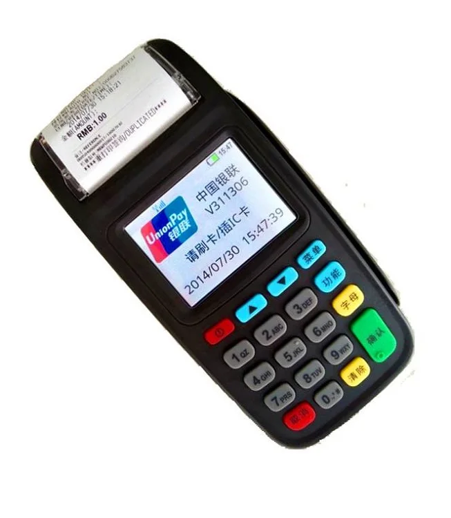  Grey Color Cheap Price Portable Mifare Reader POS Terminal 8210 with GPRS3G for Optional 8210