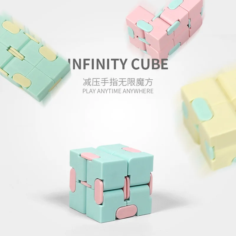 

Gleeooy Creative Infinite Cube Infinity Cube Smooth Flip Magic Fidget cube Cubo Puzzle Anti stress Reliever Kids Adult toys