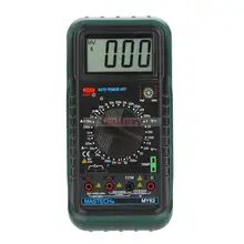 Mastech My62 ручной цифровой мультиметр Dmm W температура емкость и Hfe тест тестеры метров случайностью