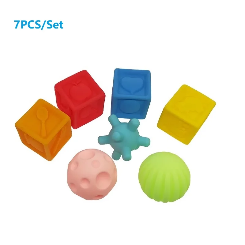 Мягкие 3D сенсорные руки мягкие шарики сенсорные шары детские резиновые шарики текстурированные мульти сенсорные тактильные щепки игрушка для ванны раннее развитие игрушки