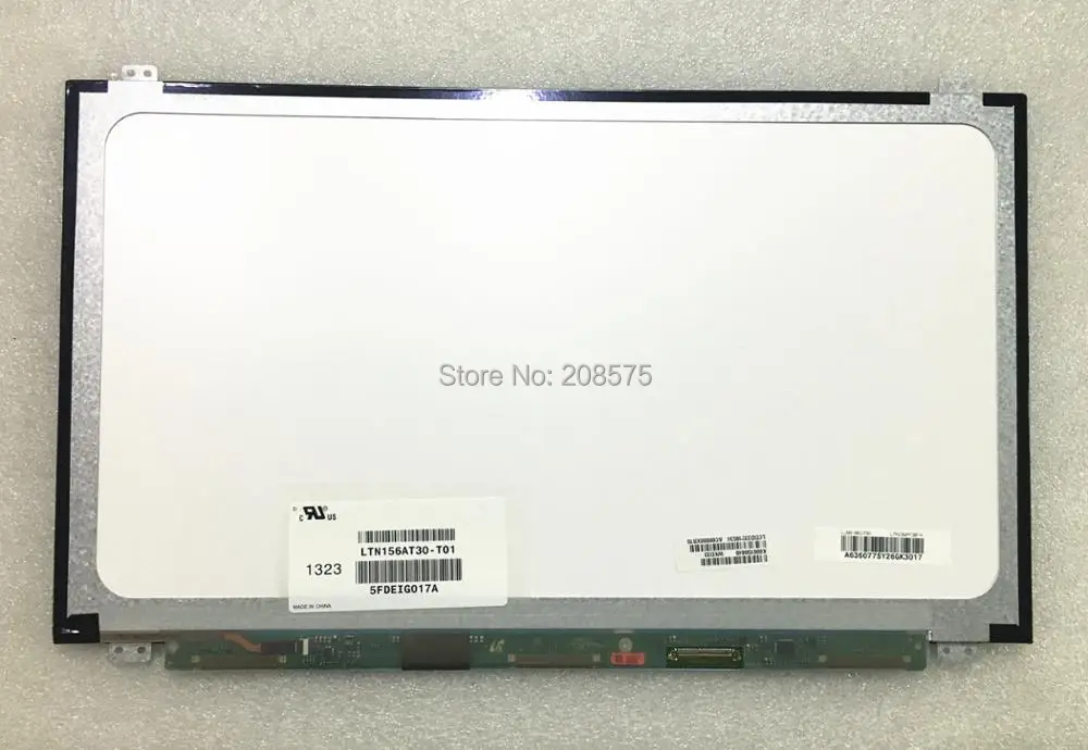 

Free Shipping LTN156AT30 T01 LTN156AT30-T01 N156BGE-LB1 LP156WHB-TLA1 NT156WHM-N10 Laptop Lcd Screen 1366*768 LVDS 40pin