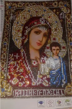 

2016 new diamond diamond crystal diamond l for drilling round painting bright full diamond painting size30x40cm