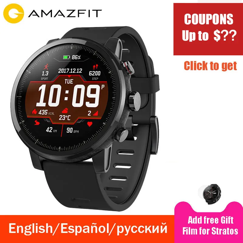 Xiaomi Huami Amazfit 2 Amazfit Stratos Pace 2 Smart Watch