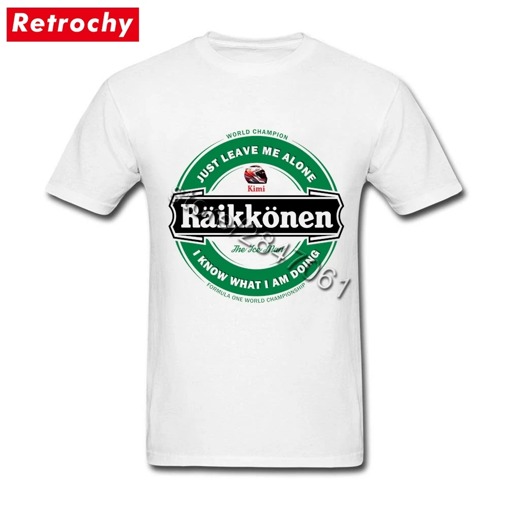 

2019 Hot Casual T Shirt Kimi Raikkonen Brand Tee Men Fashion Male Custom Printing Tee Short Sleeves Cotton Crew Neck T-Shirt