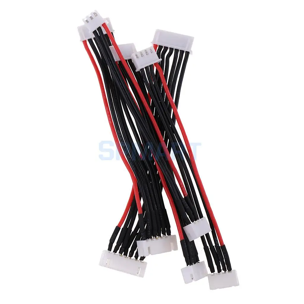 JST-XH 2S 3S 4S 5S 6S LiPo Balance Cable Charging Power Wire 10cm for RC Drone FPV Quadcopter Rechargeable Lipo Battery