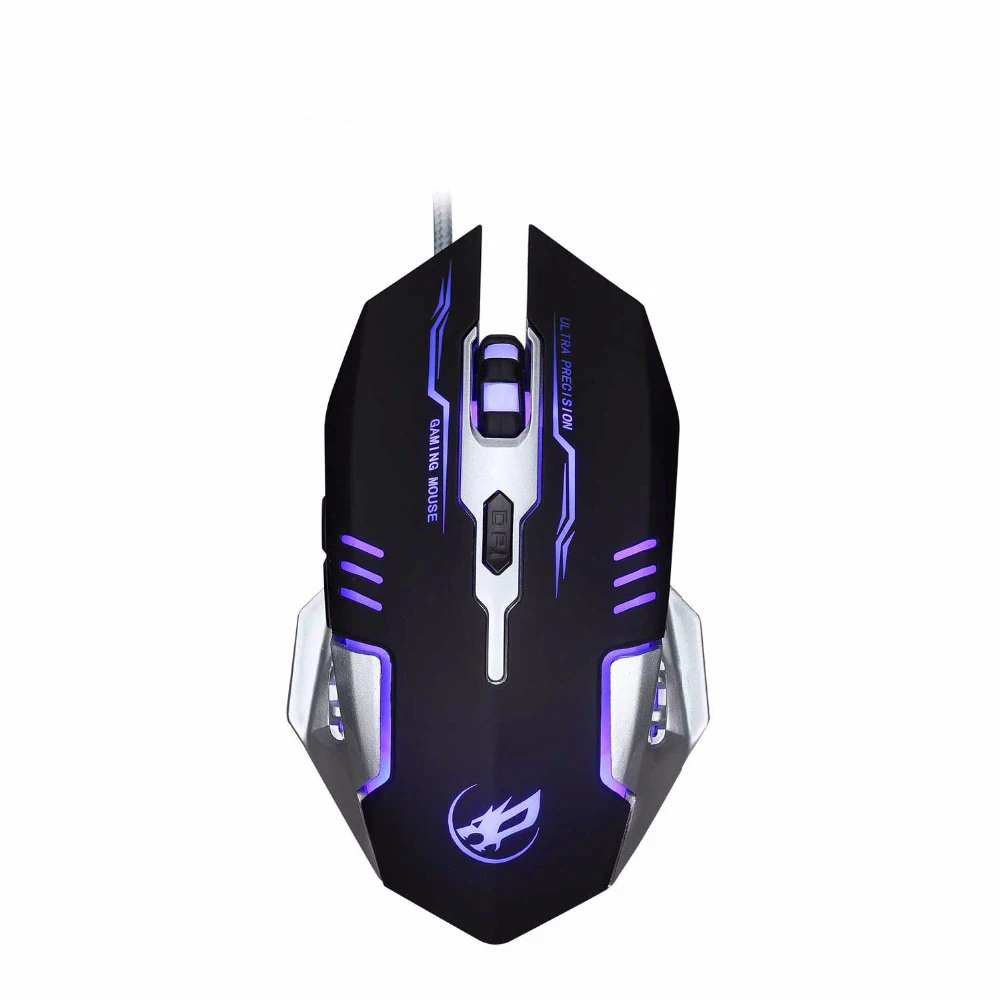 

3200DPI USB Wired Gaming Mouse Q9 Gamer 5 Buttons Optical Economics Computer Mice For PC Mac Laptop Game LOL Dota